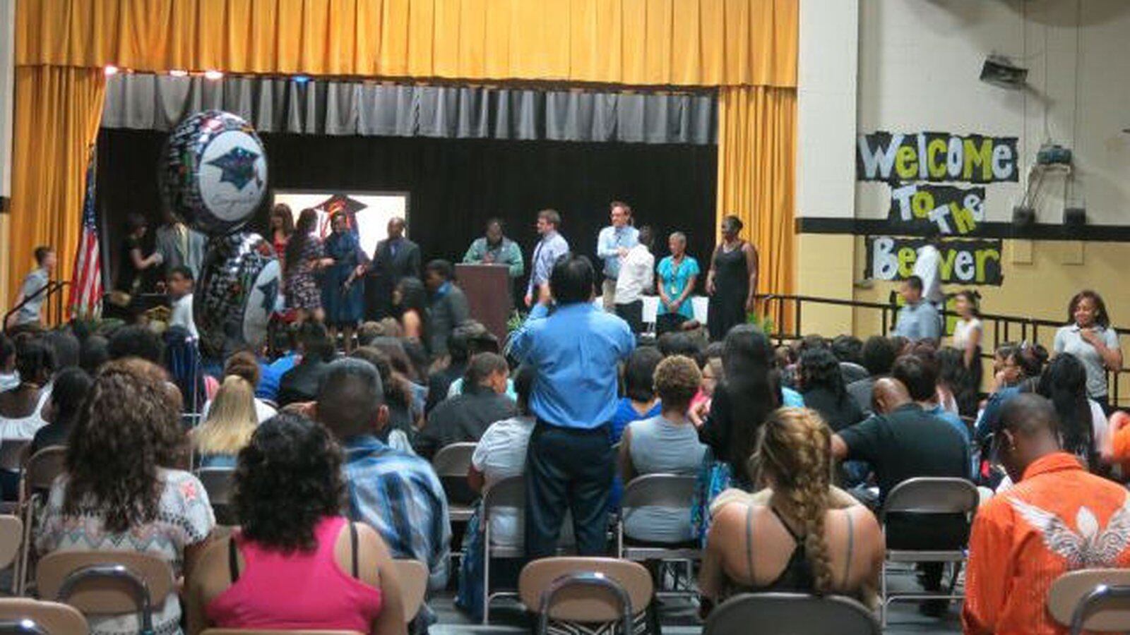 Eighth-grade students graduate May 26 from Neely's Bend Middle Prep School, which eventually will become Neely's Bend Collegiate Academy.