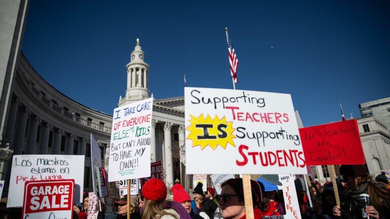 Denver school district cancels classes March 19, citing expected mass teacher absences during rally