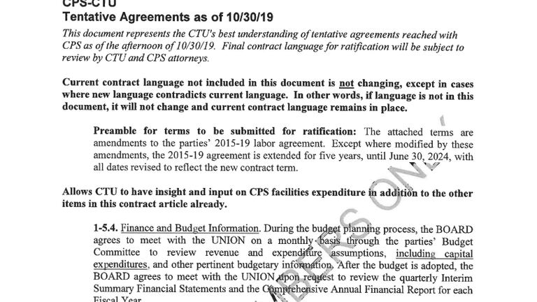 Here’s the full tentative agreement that Chicago’s teachers union delegates have approved