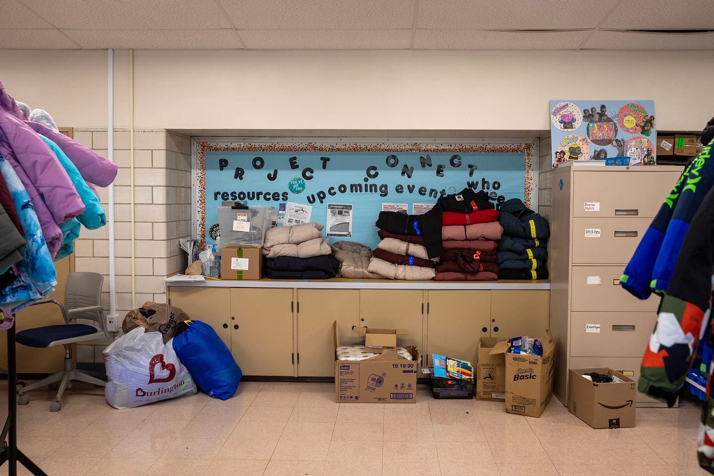 Project Connect provides jackets, shoes, uniforms, backpacks, and more for Cincinnati students in need.