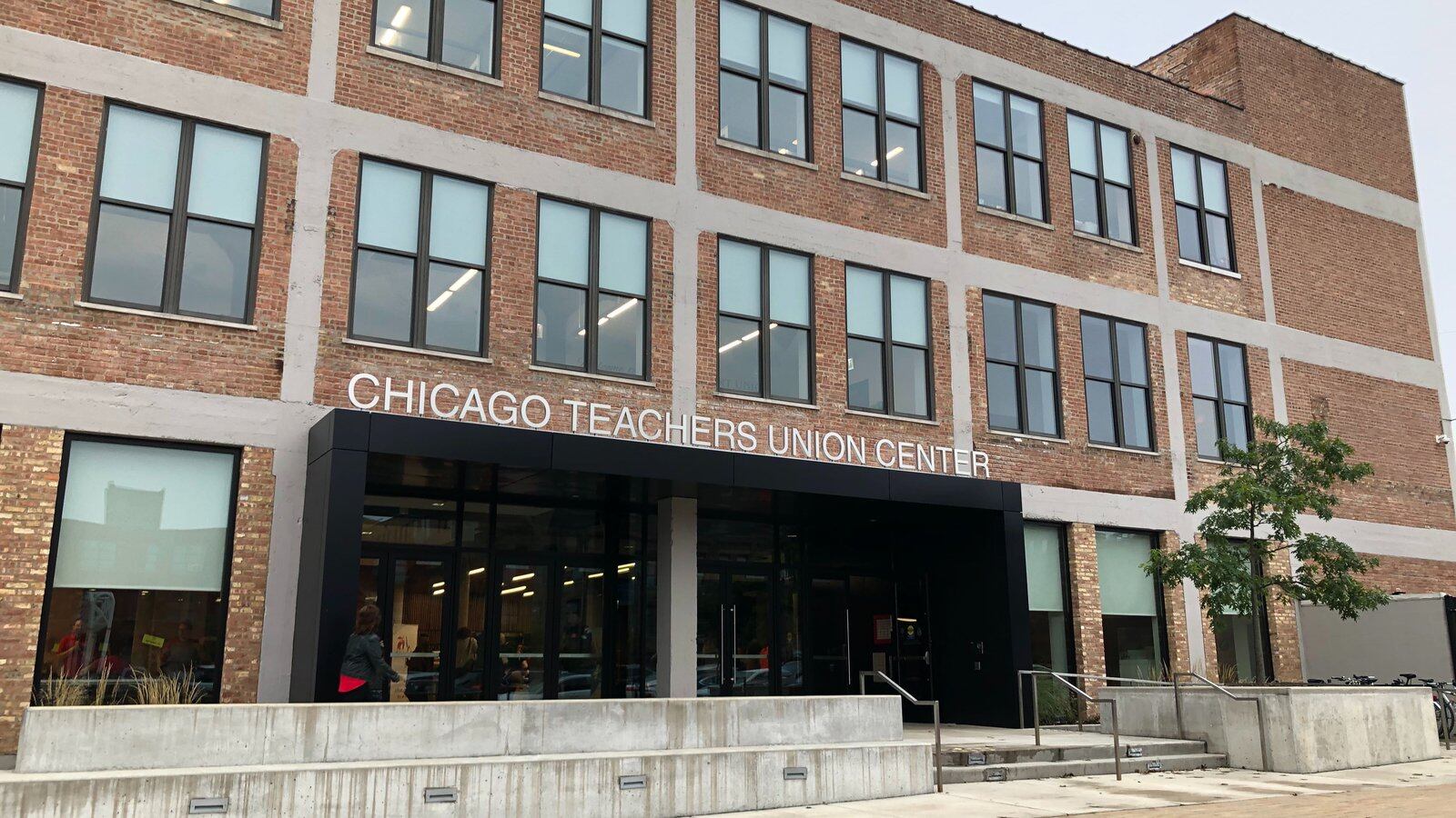The headquarters of Chicago Teachers Union sit on Chicago’s Near West Side.