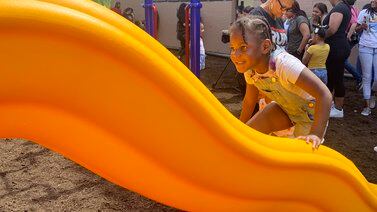 Philadelphia school’s new playground gives families reason to rejoice amid safety fears