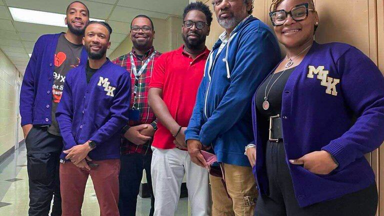 A Philadelphia high school first: Black men teaching all freshman core subjects