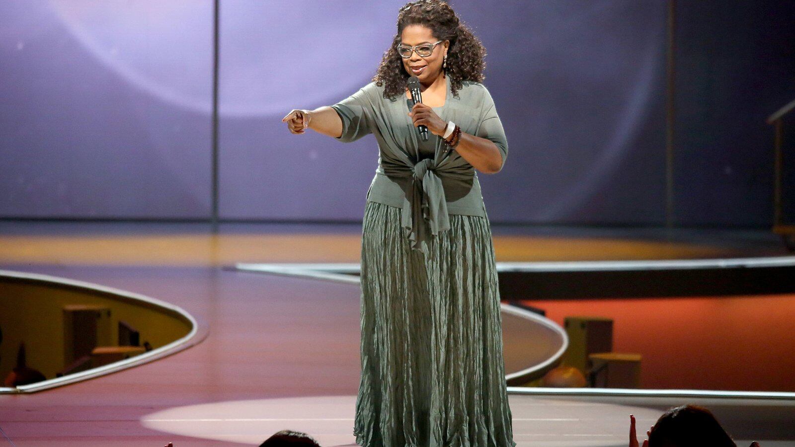 Oprah Winfrey at an event in Newark in 2014. On Thursday, Winfrey's charitable foundation announced a $5 million gift to Pathways to College, a nonprofit after-school program that supports high schoolers in Newark and other cities.