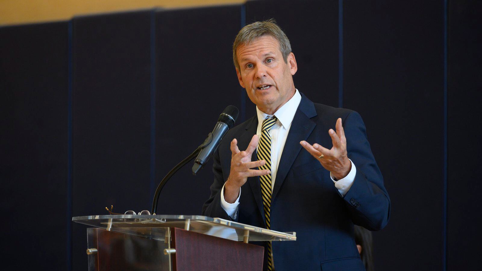 Gov. Bill Lee, a Republican businessman from Williamson County, took office in January of 2019.