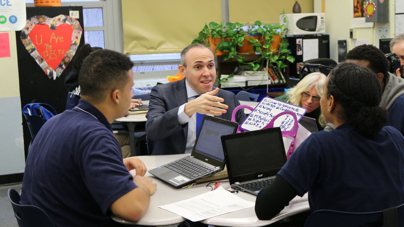 City Councilman Mark Treyger, chair of the education committee, is among a group of city council members demanding a spending plan to cover the costs of coronavirus safety measures needed to reopen school buildings. 