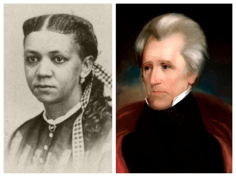 Fanny Jackson Coppin and former President Andrew Jackson