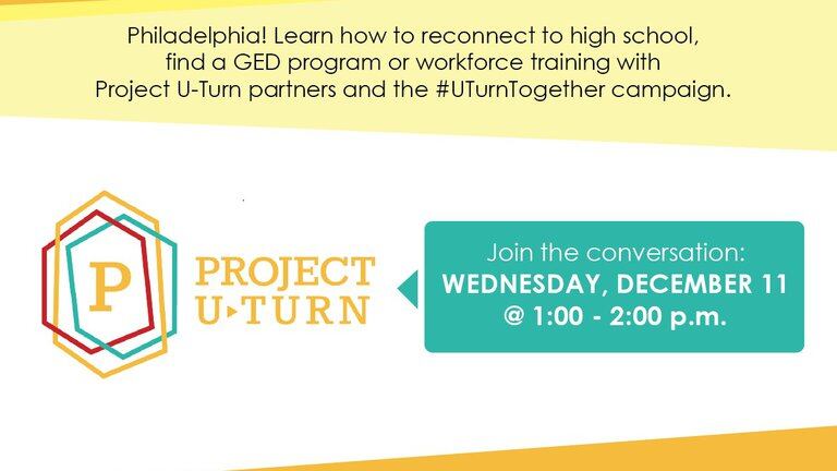 Notebook hosts Project U-Turn Twitter chat