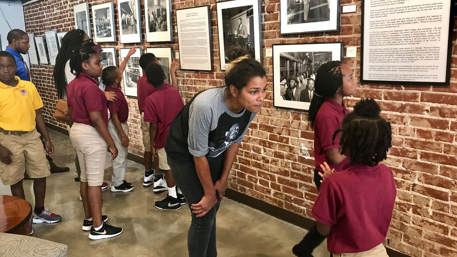 Vision Prep students tour the Withers Collection Museum and Gallery on Beale Street.