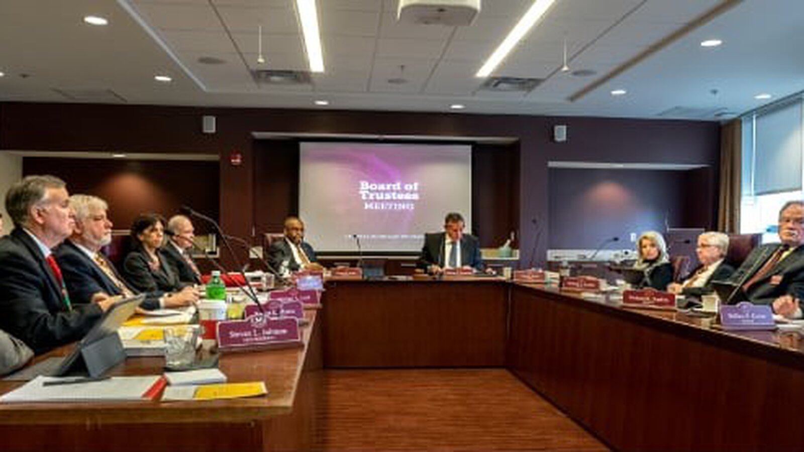 The Board of Trustees for Central Michigan University make decisions on authorizations.