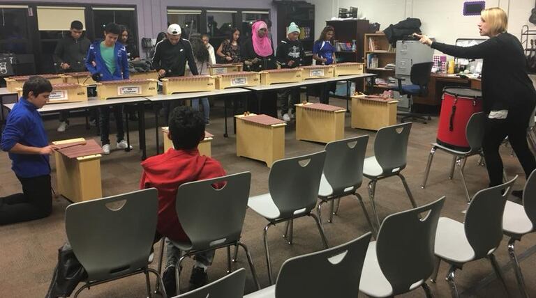 Why one teacher relies on the power of music to engage immigrant students