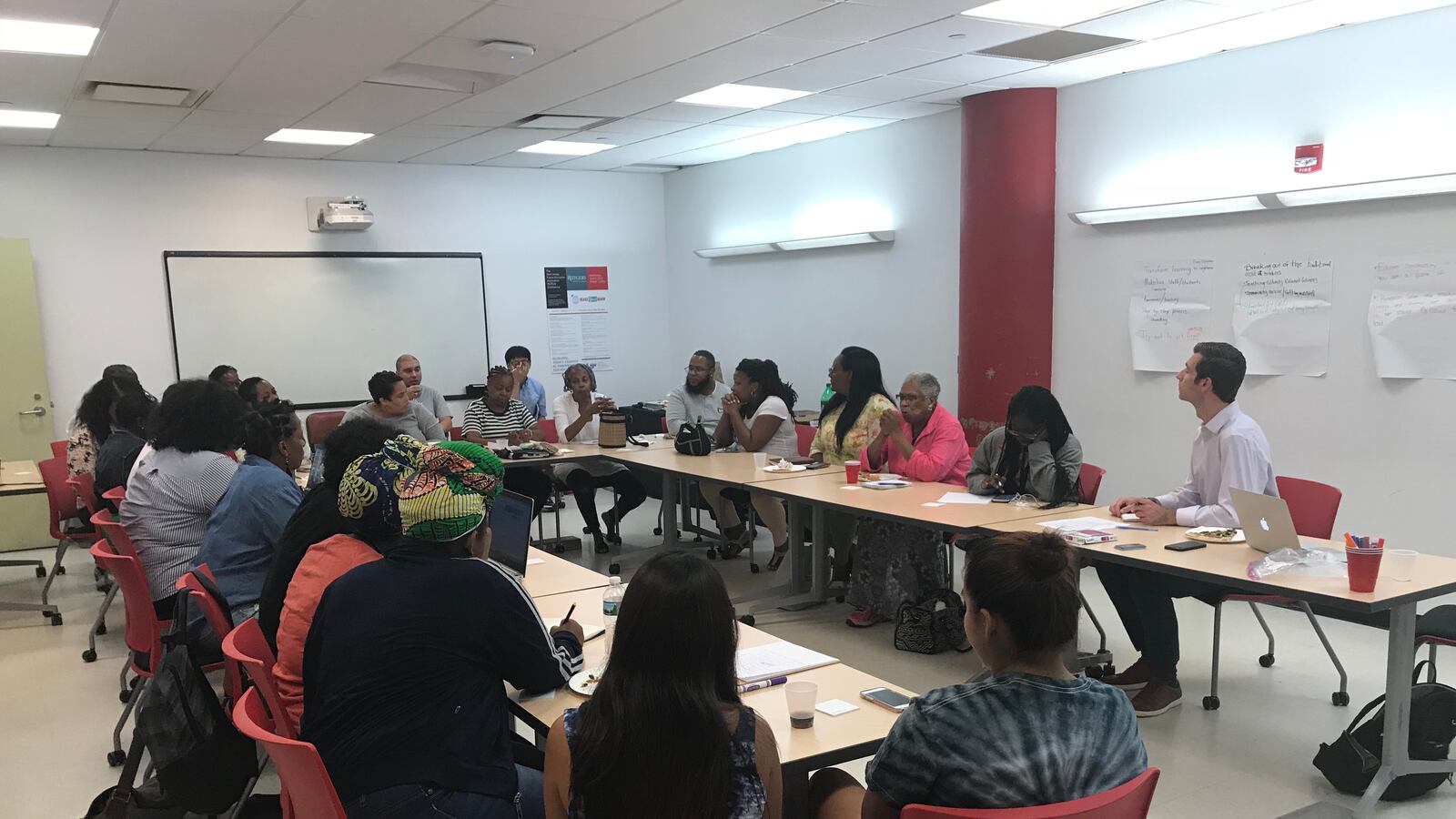 A Chalkbeat Newark focus group in 2018. The nonprofit news organization will add a new reporter in June.