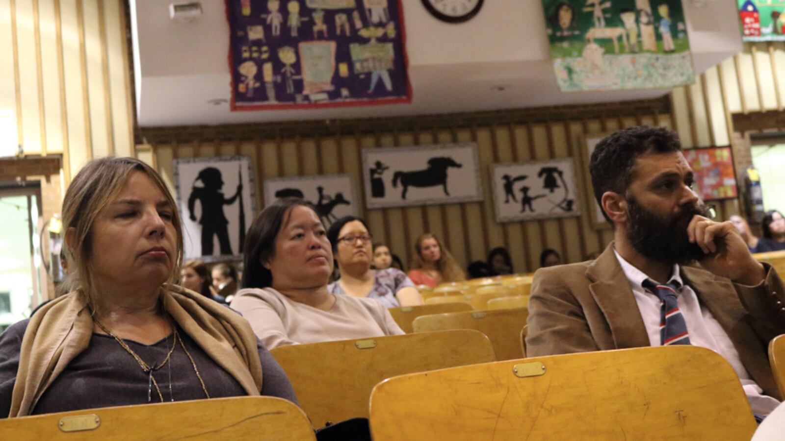 Parents and school leaders met on Oct. 19 to discuss the new admissions plan.