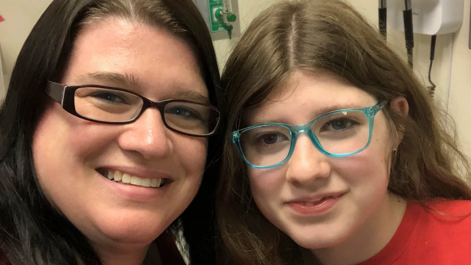 Veronica Cales poses with her daughter Alex. Their Millington family moved Alex in the fourth grade from a public school to a private one for students with disabilities. But because of conditions under a 2015 state law, the family cannot access public funding from a state voucher program for students with disabilities. (Photo courtesy of Veronica Cales)