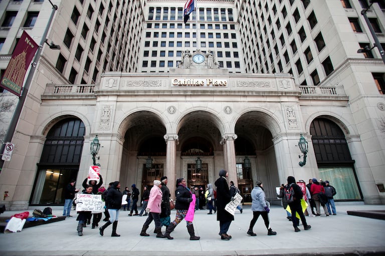 10 years ago, Detroit teachers protested building conditions. What’s changed since?