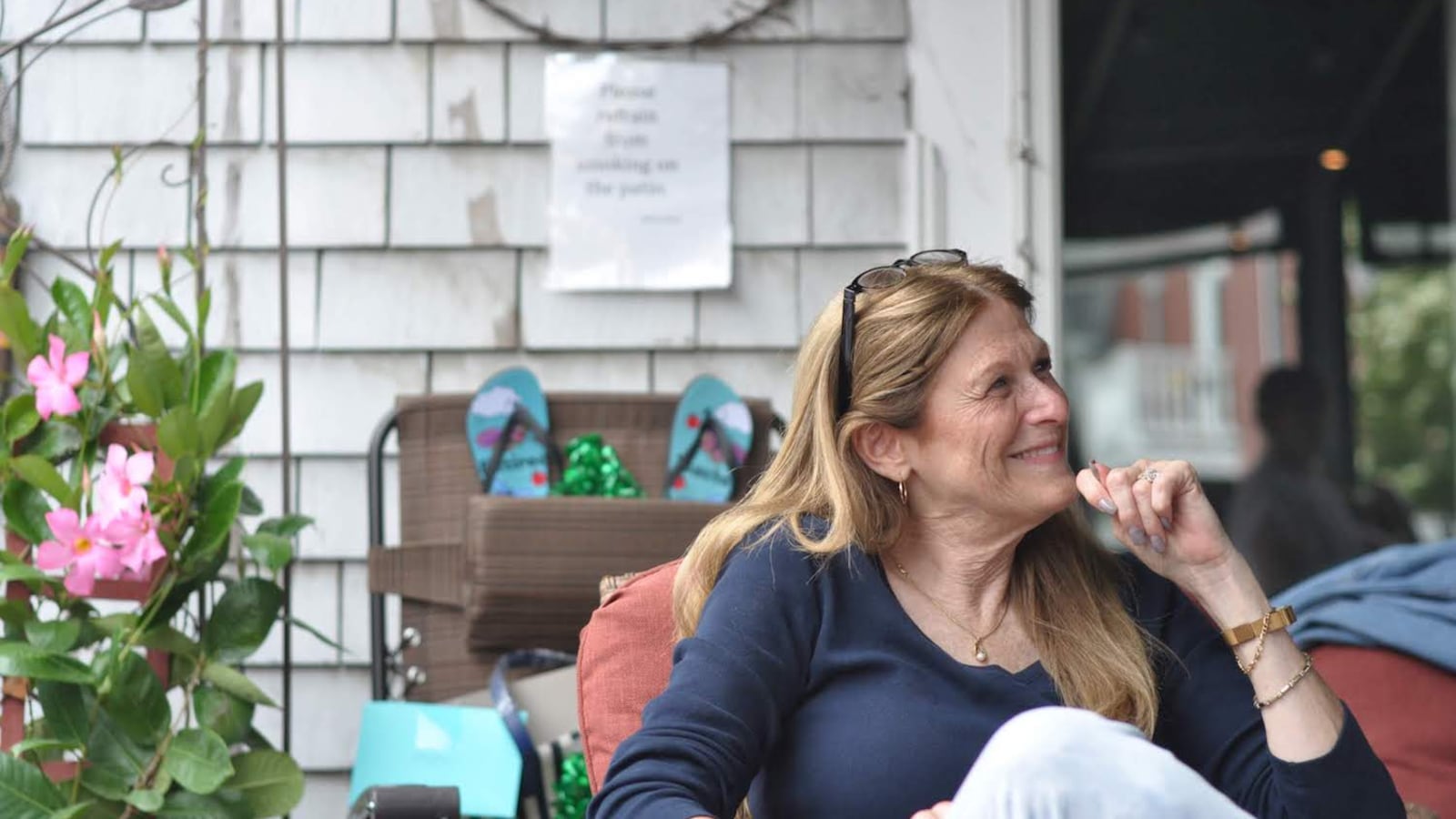 Jill Goldman, a Connecticut teacher for nearly 40 years, at her retirement party.