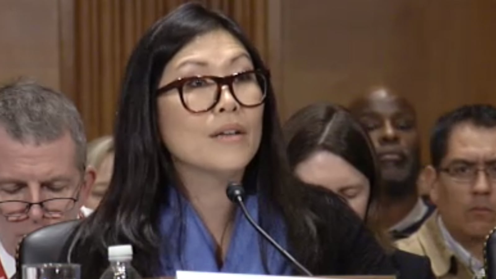Earth School teacher Jia Lee is running for New York lt. governor. An advocate against high-stakes testing, she spoke about the issue in 2015 before the U.S. Senate Health, Education, Labor and Pensions Committee.