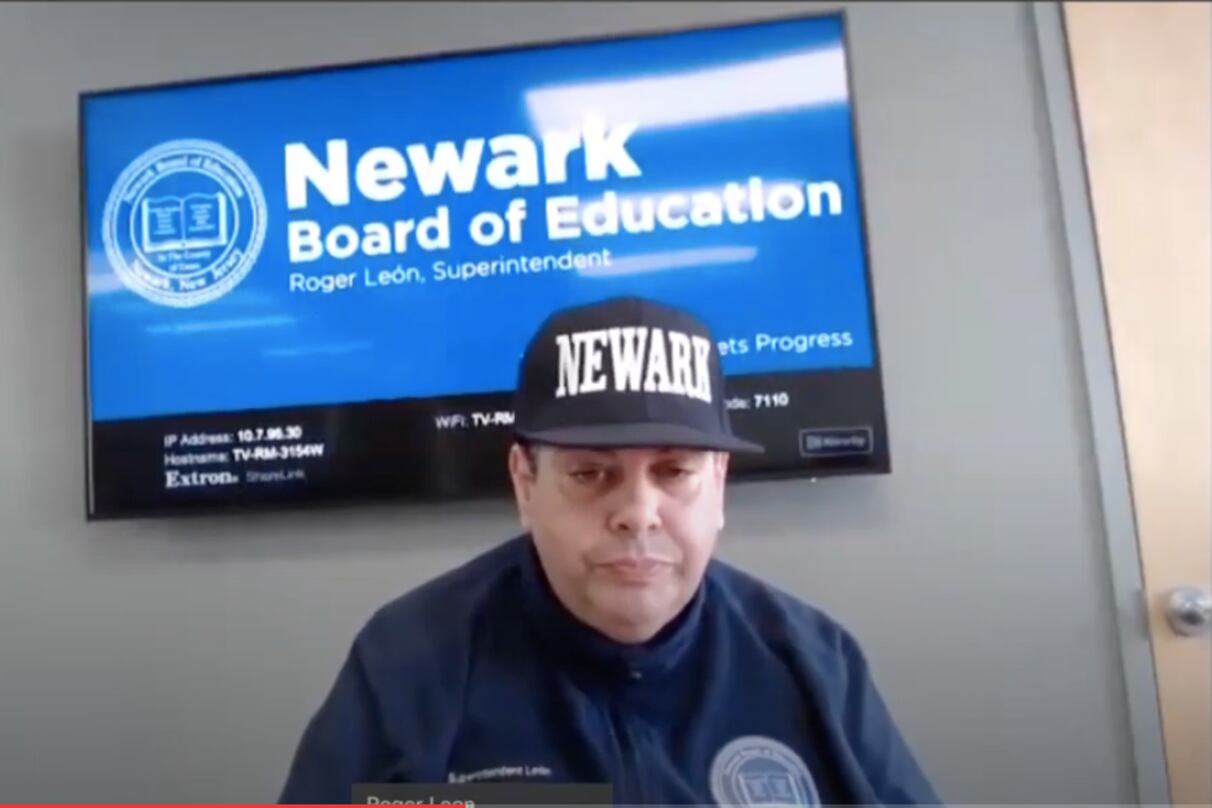 Newark Public Schools, Roger Leon, coronavirus