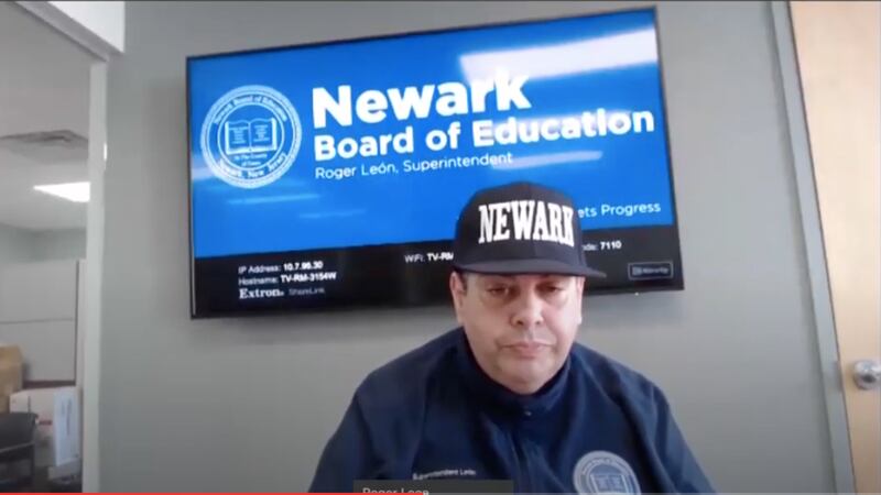 Newark Public Schools, Roger Leon, coronavirus