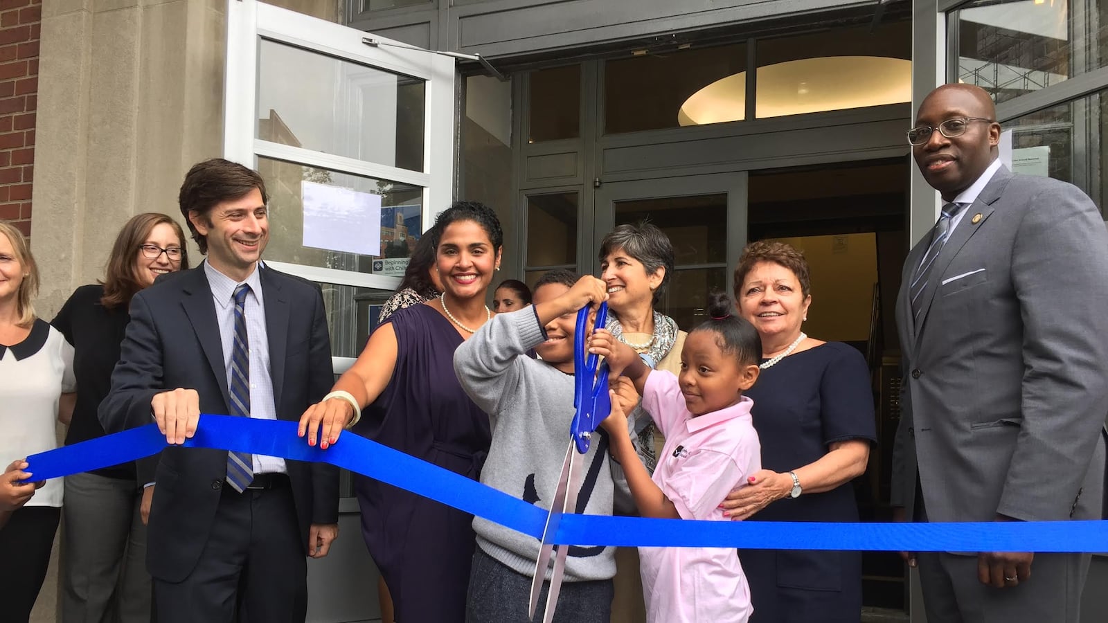 Beginning with Children celebrated the reopening of the campus at 11 Bartlett Street in Brooklyn. Photo courtesy of the Beginning with Children Foundation.