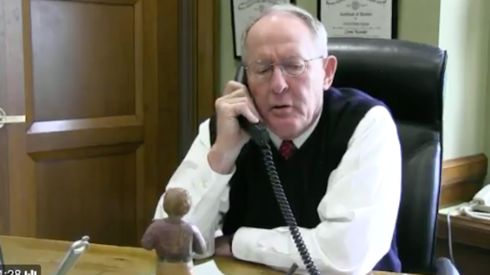 U.S. Sen. Lamar Alexander fielded calls from constituents on Feb. 3, including calls about Betsy Devos's nomination as secretary of education.