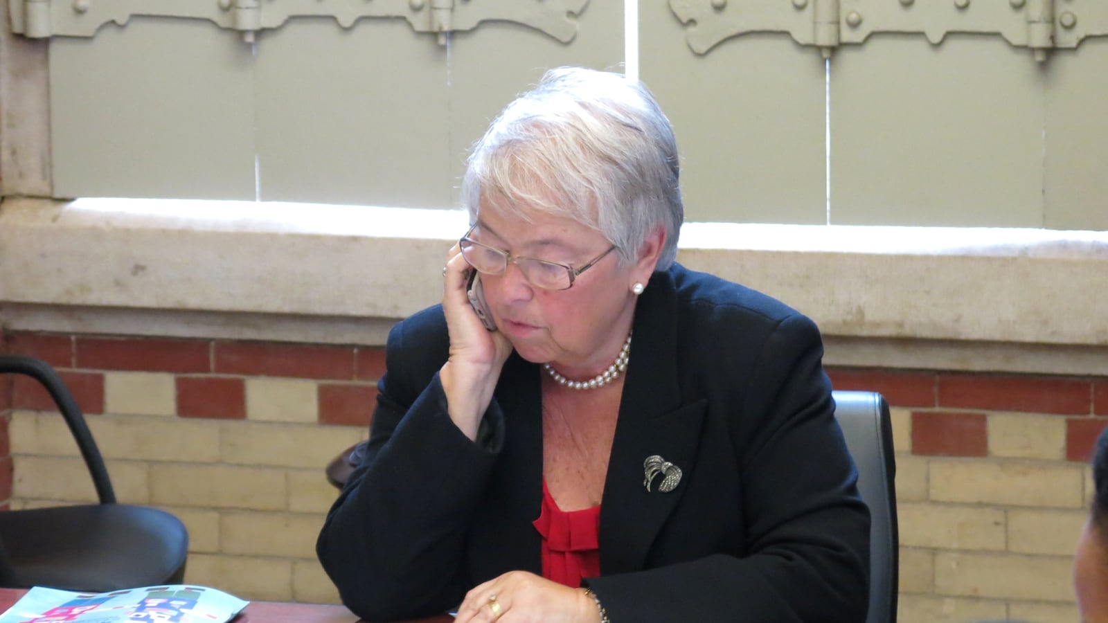 Schools Chancellor Carmen Fariña helped call parents Monday and encourage them to enroll their children in pre-kindergarten.