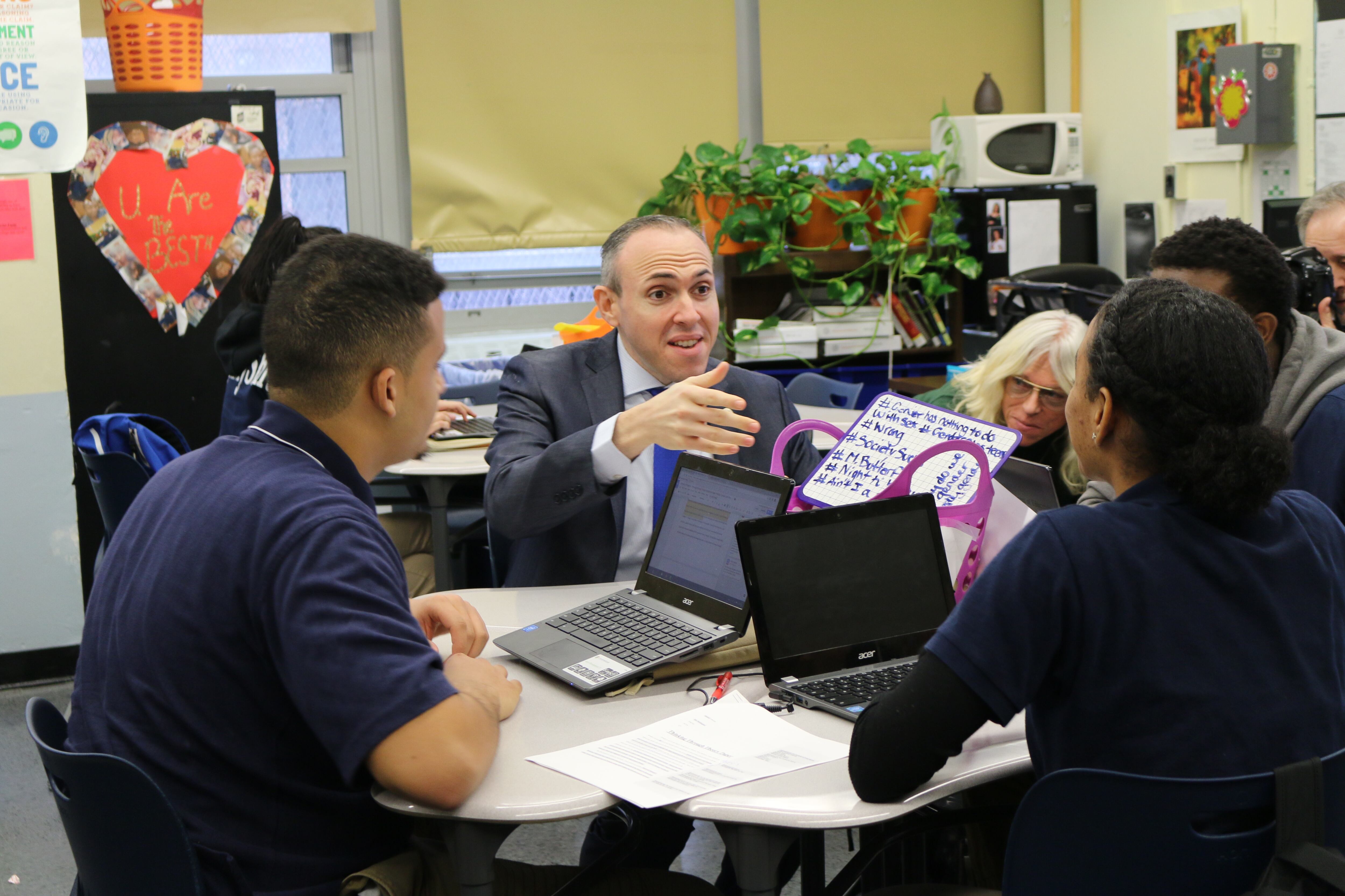 City Councilman Mark Treyger, chair of the education committee, is among a group of city council members demanding a spending plan to cover the costs of coronavirus safety measures needed to reopen school buildings.