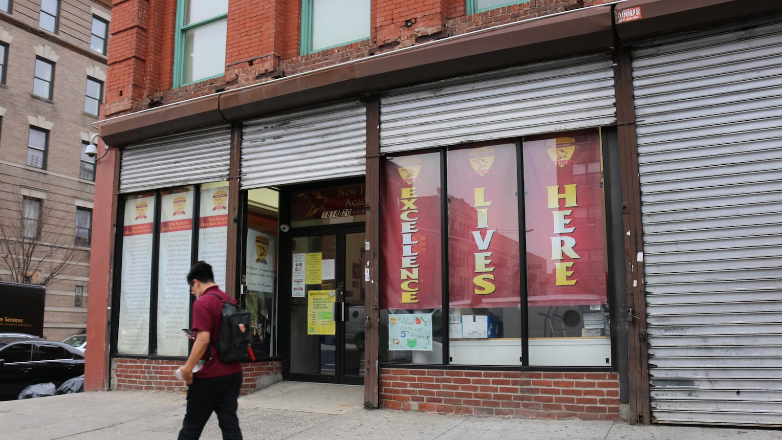 New Heights Academy charter school in Washington Heights.