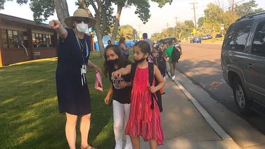 Jitters and optimism as Westminster students head back to class