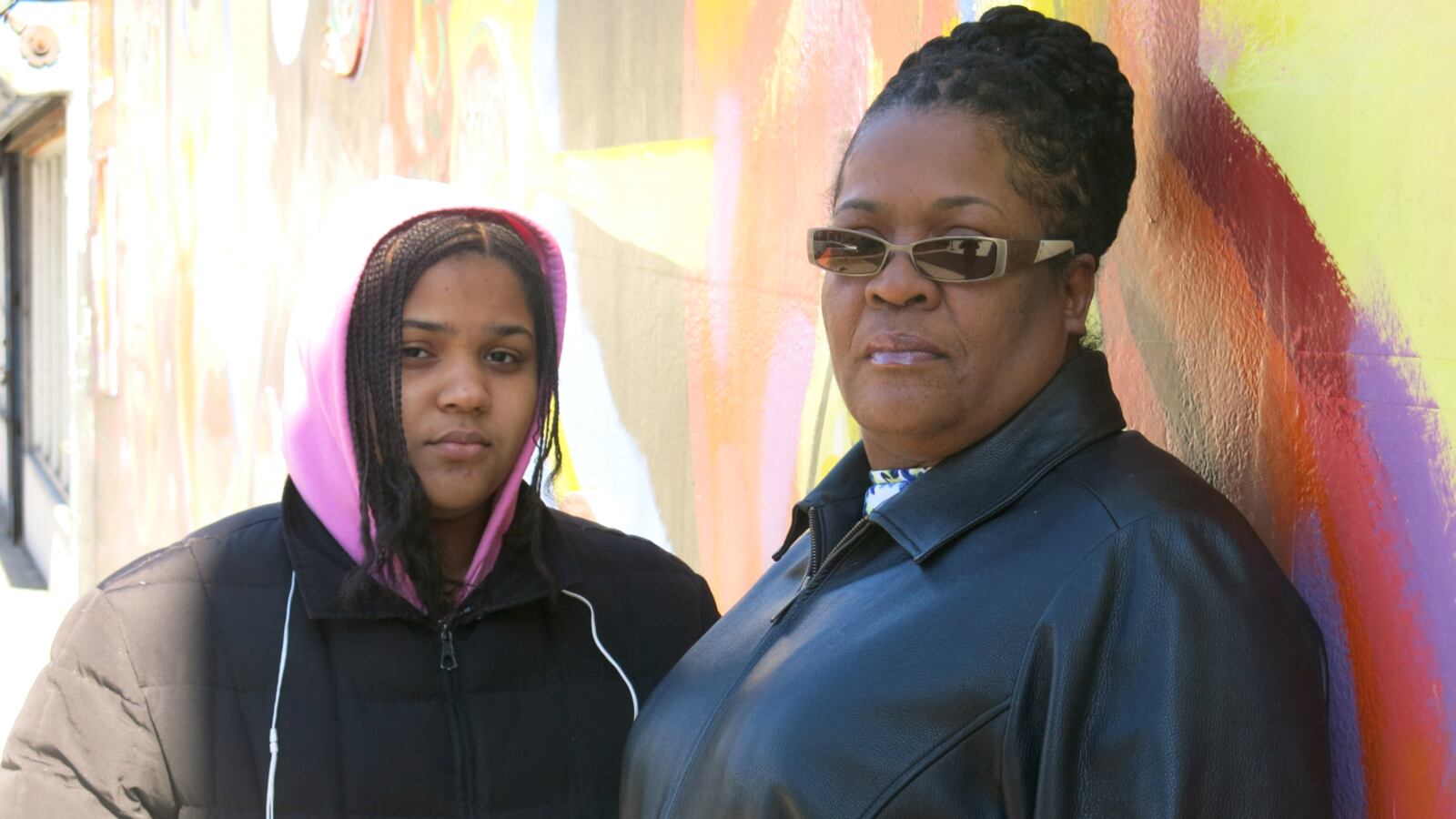 Ashley Gonzalez with her mother, Brenda Brazell. Ashley, who has dyslexia, now attends a private school in New Jersey after falling far behind in two city schools.