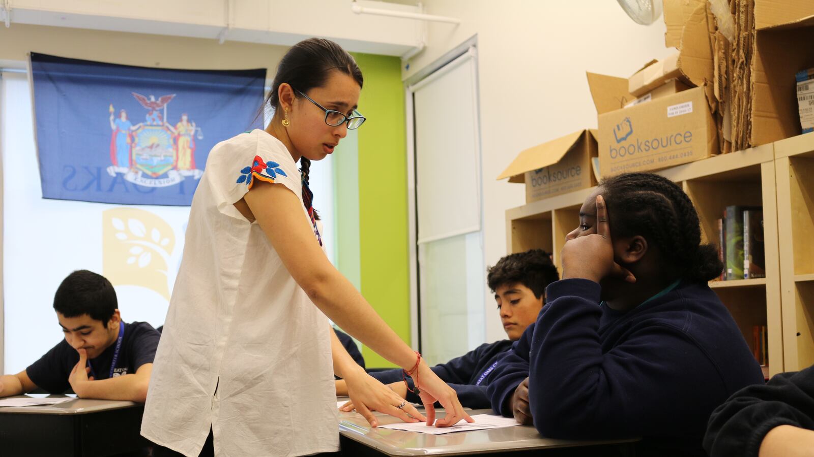 Adriana Garcia spent her teaching residency at Great Oaks Charter School on the Lower East Side.