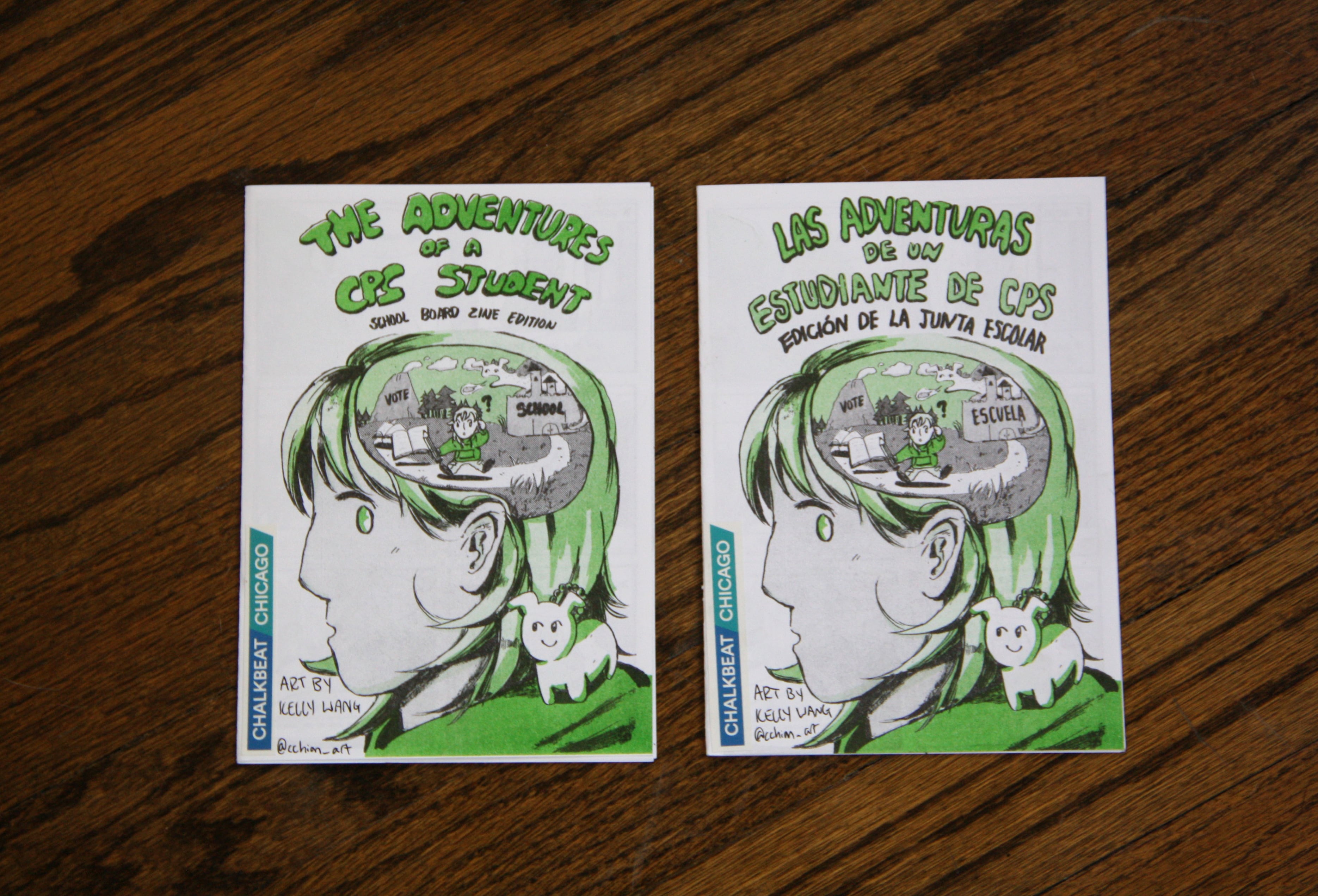 How is Chalkbeat Chicago informing CPS students about its school board? Zines for teens.