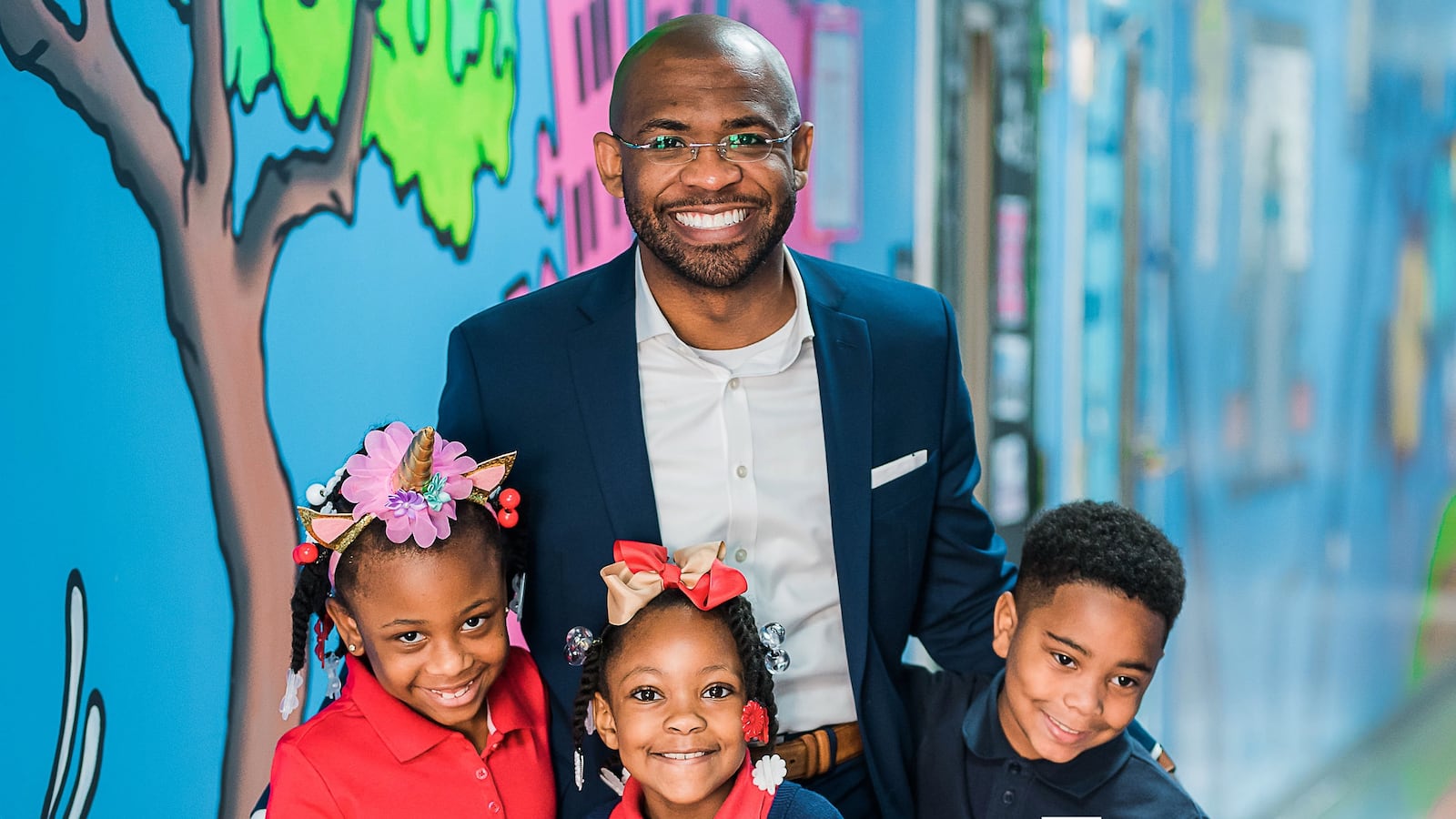 Dr. Robert S. Harvey, seen here with students.