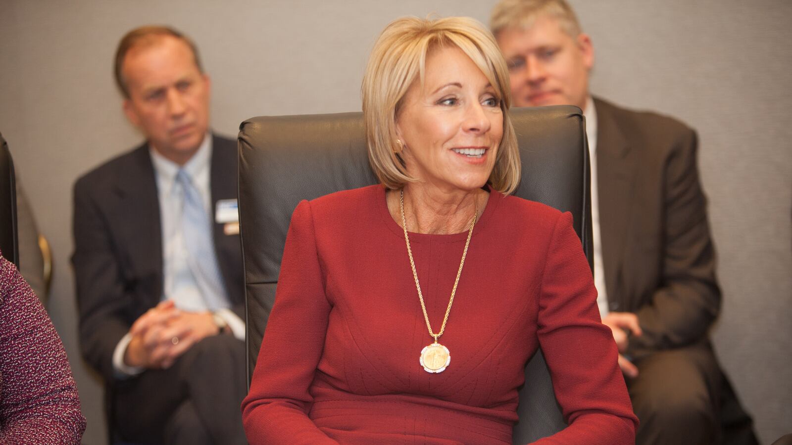 U.S. Education Secretary Betsy DeVos in March.