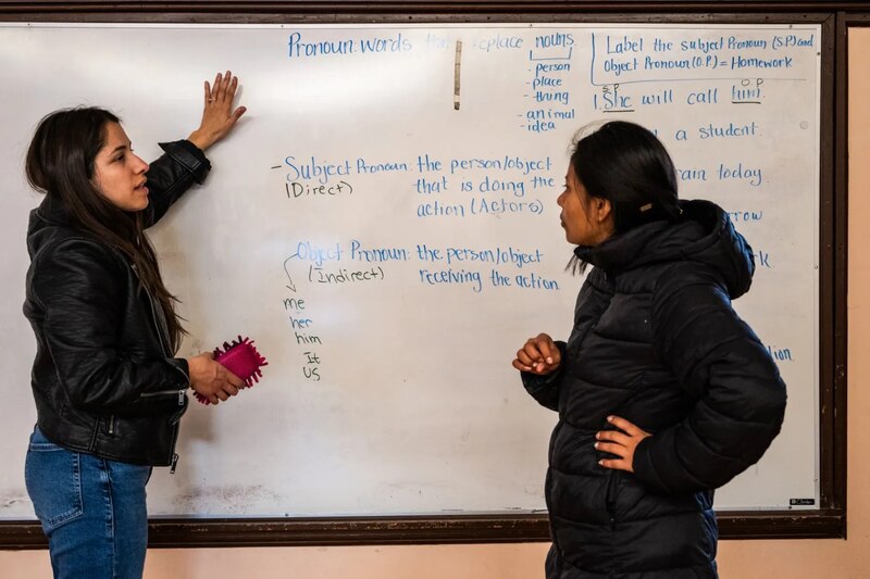 parents helping students with homework