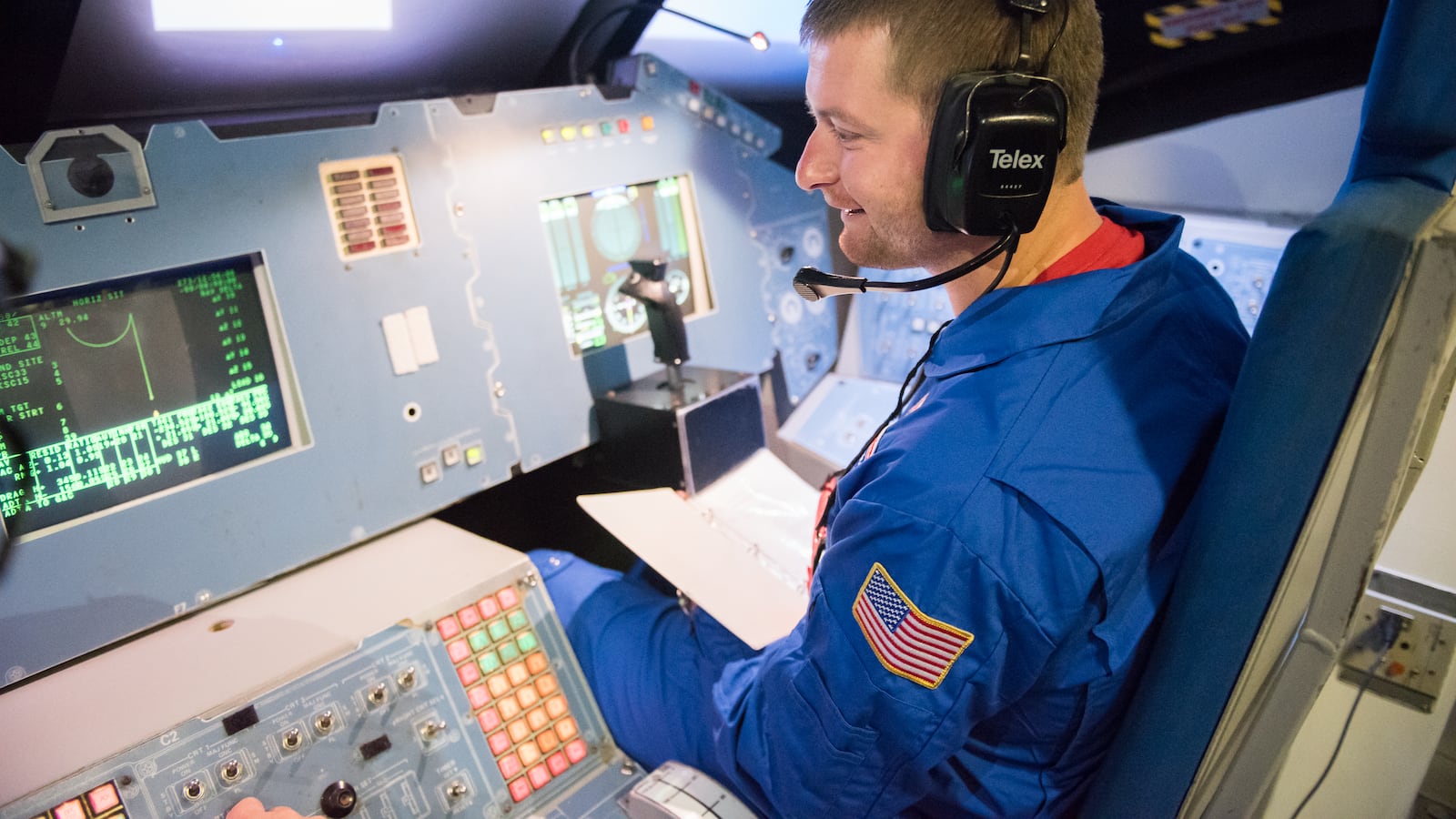 Teacher Mike Cengia spent a week at space camp in June.