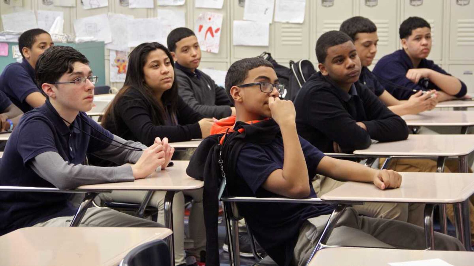 Students in class.