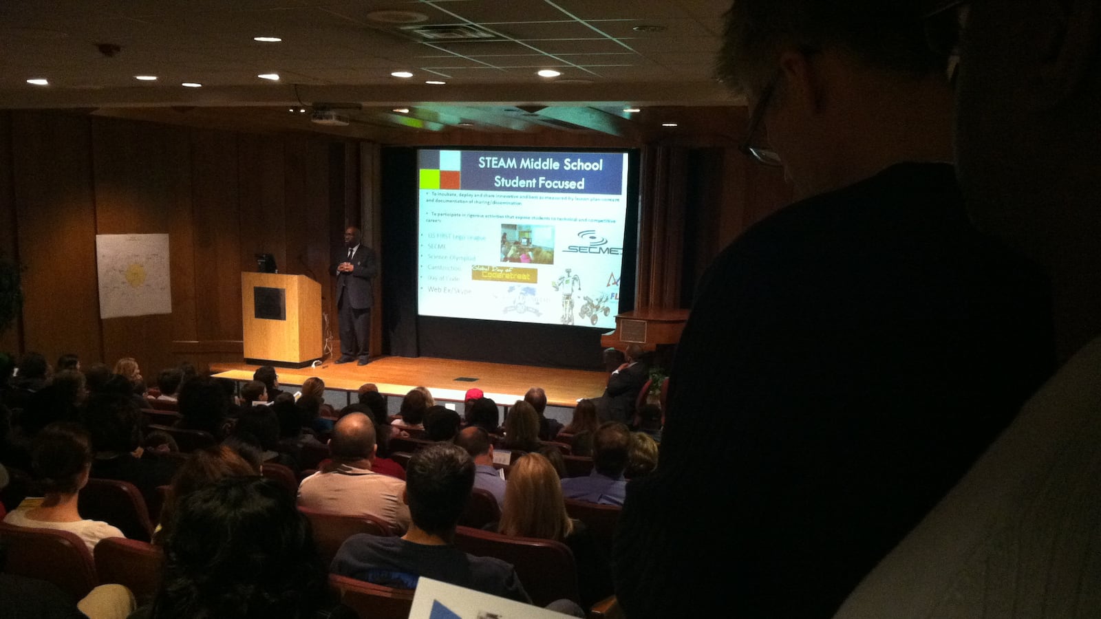 STEAM optional school meeting.