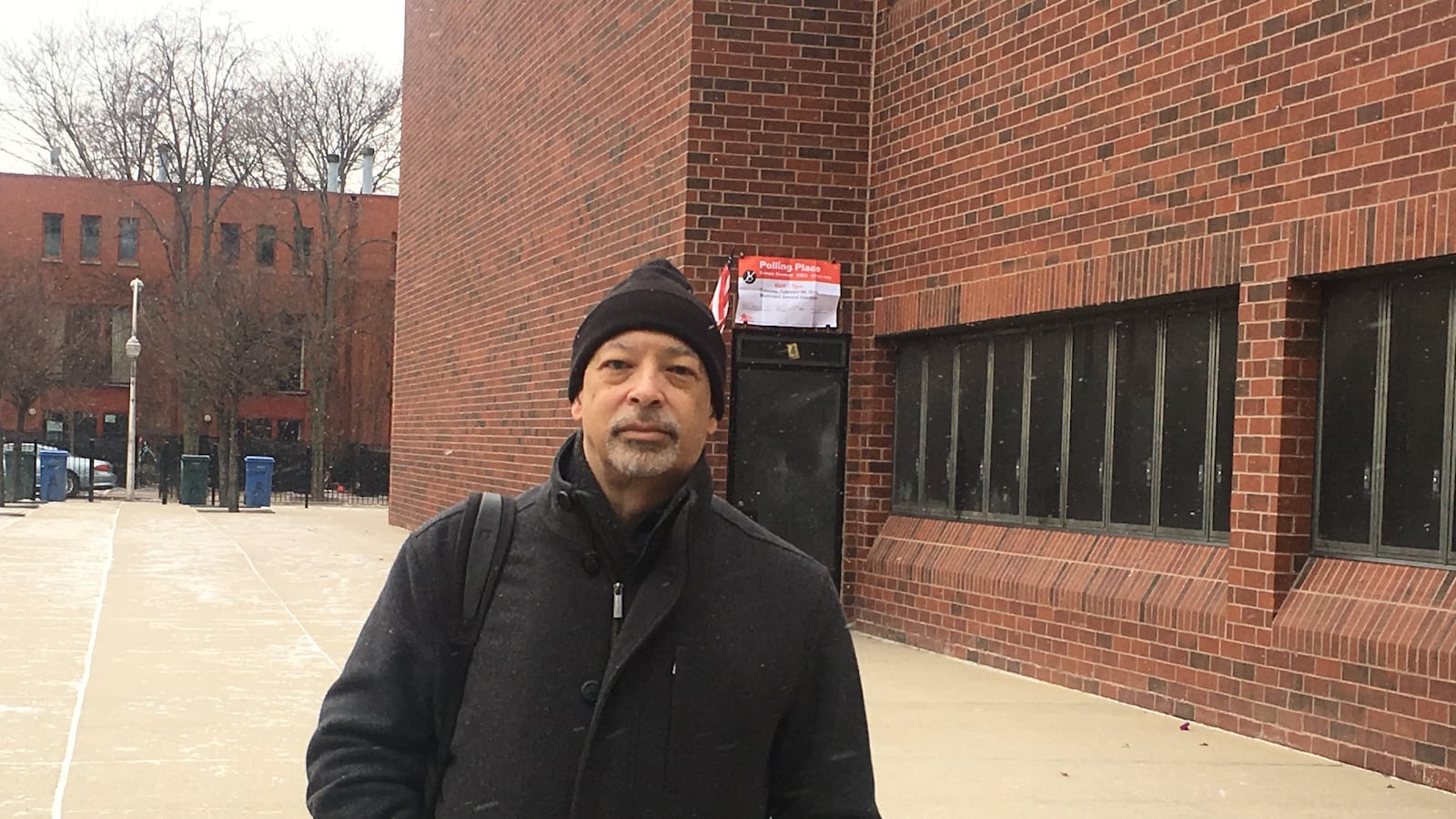 Chicago voter Chris Heron, 62, of the South Loop, said he was spurred by “the desire for change,” in voting for Lori Lightfoot for mayor in elections Feb. 26, 2019.