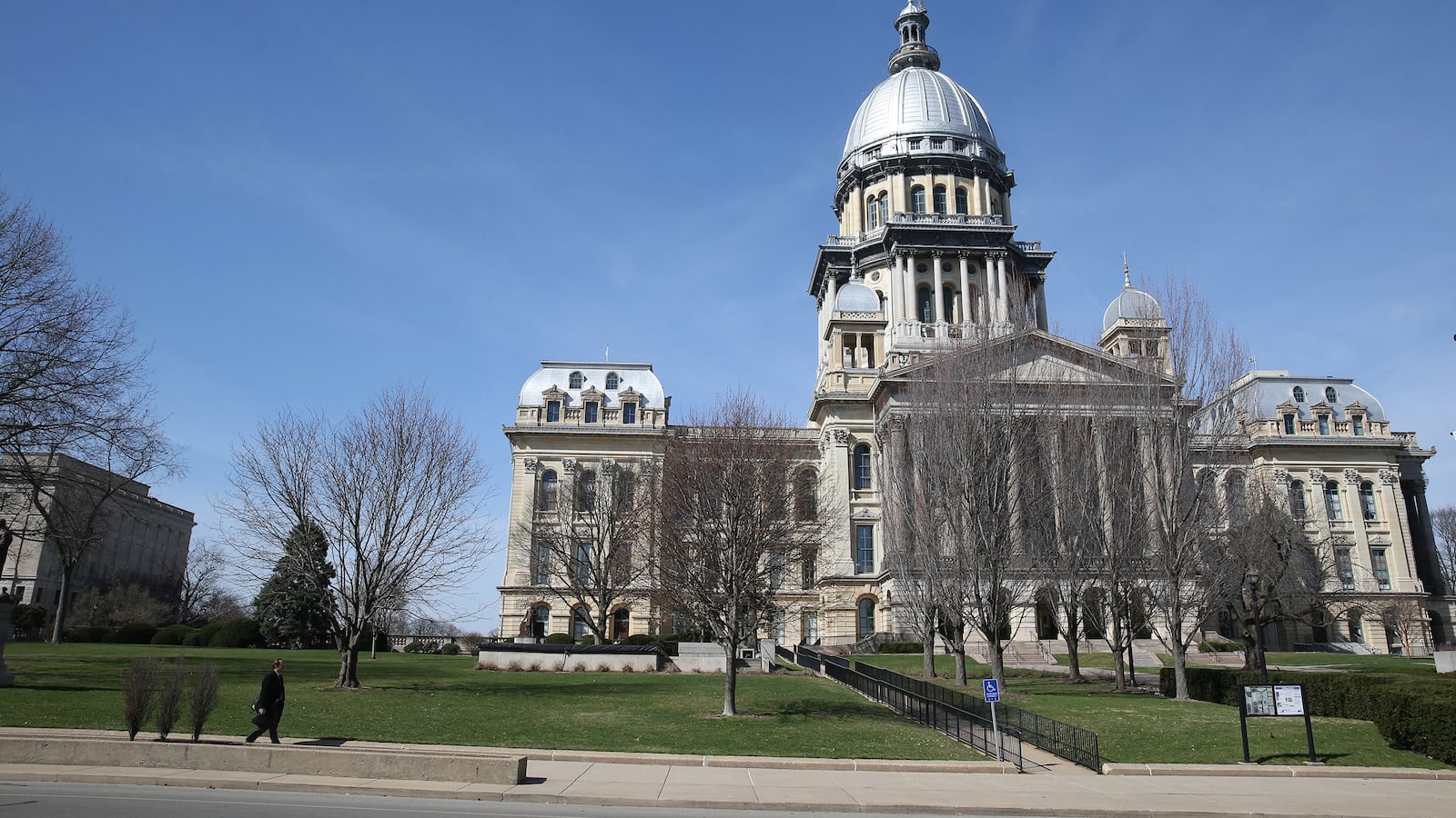The Illinois State Capitol in Springfield, Ill.