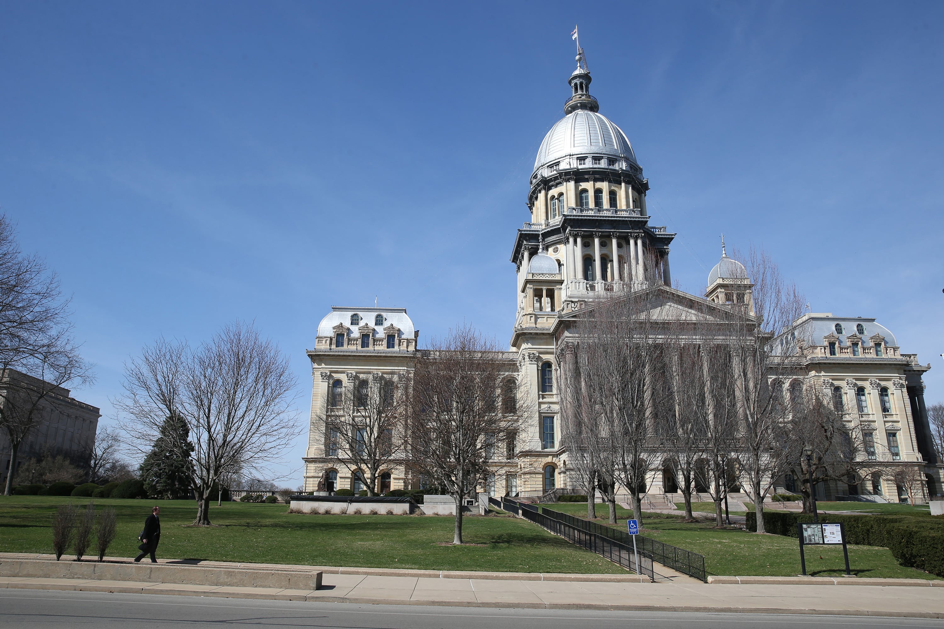 The Illinois State Capitol in Springfield, Ill.