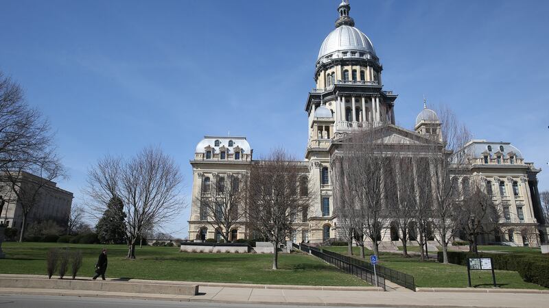 The Illinois State Capitol in Springfield, Ill.