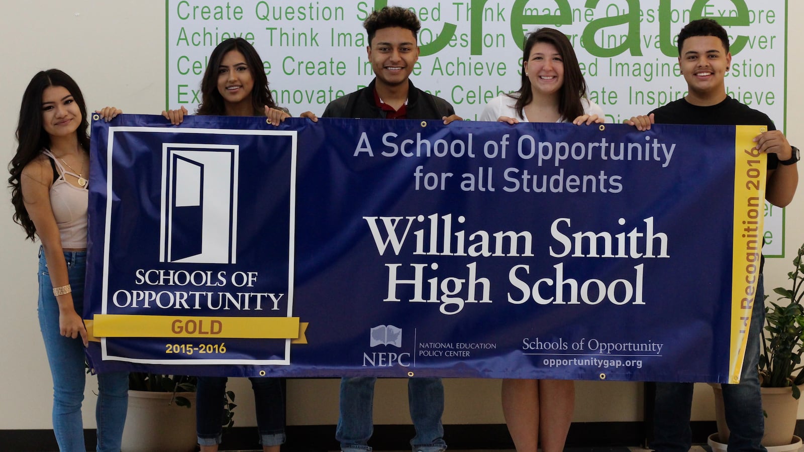 Students from William Smith High School.