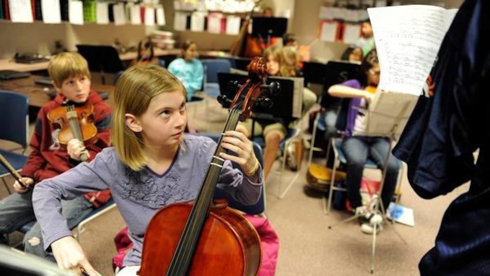 A fifth-grade student at South Lakewood Elementary School, part of Jeffco Public Schools.