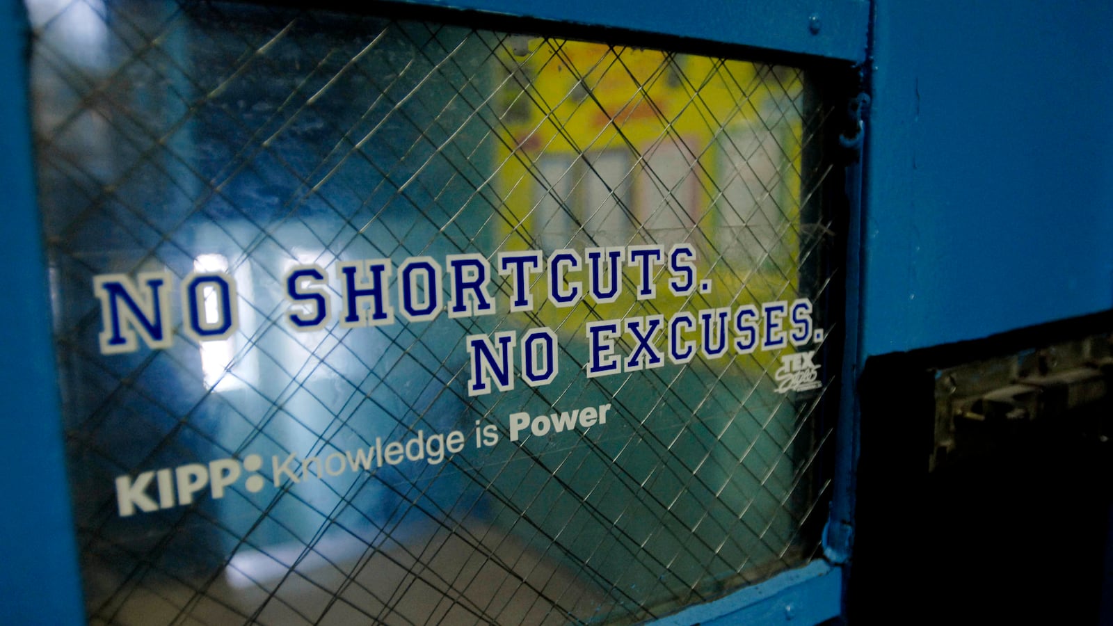 The door of a KIPP charter school in the Bronx (Photo by Neville Elder/Corbis via Getty Images)