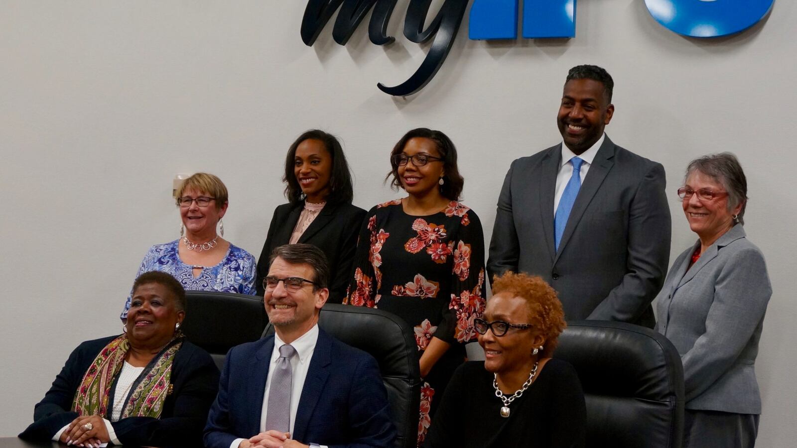 The Indianapolis Public Schools Board and interim-superintendent Aleesia Johnson