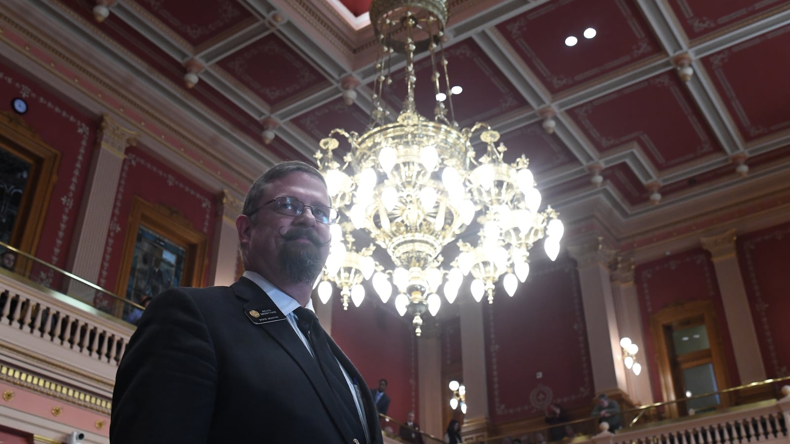 Senate President Kevin Grantham at the Colorado State Capitol, January 11, 2017.