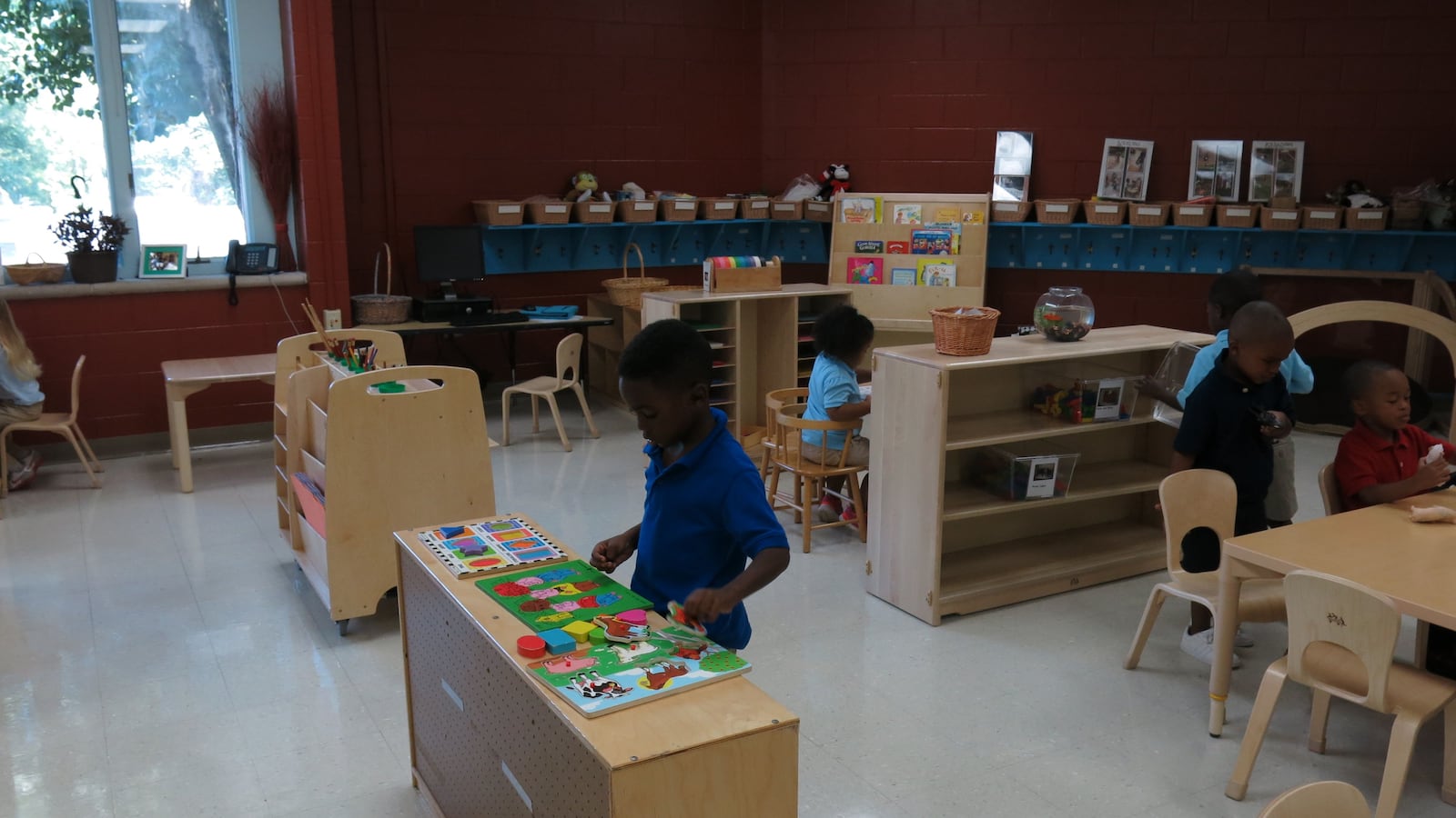 Students at Ross Early Learning Center, a pre-kindergarten center in Nashville