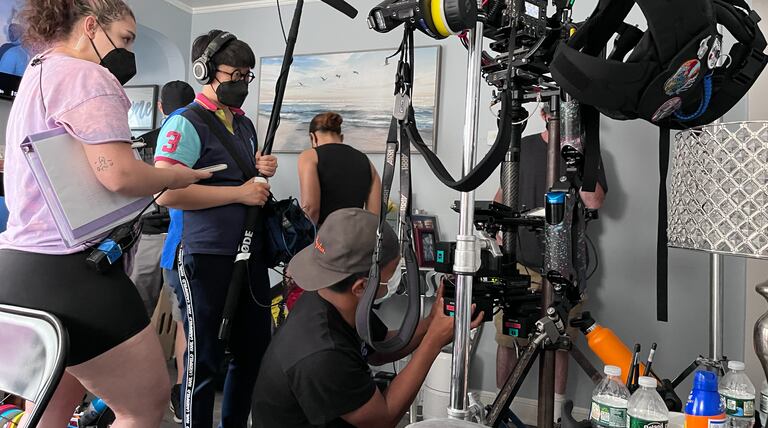 He teaches filmmaking in the Bronx. His students just helped produce a feature film.