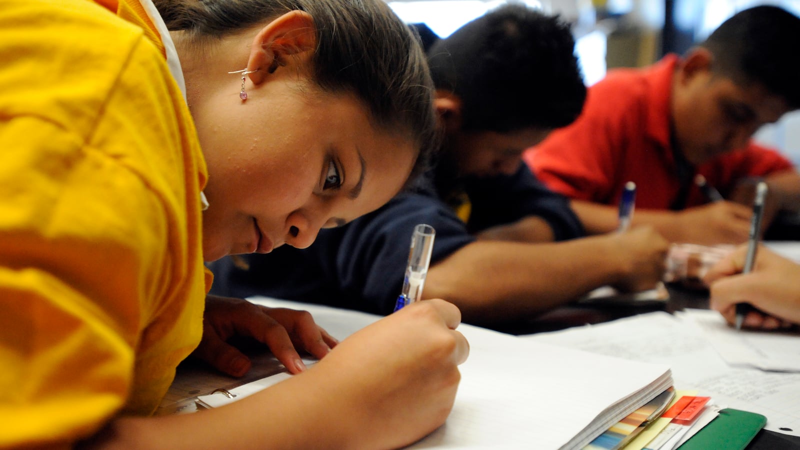 KIPP Sunshine Peak Academy students in a 2008 file photo. (Andy Cross/The Denver Post via Getty Images)